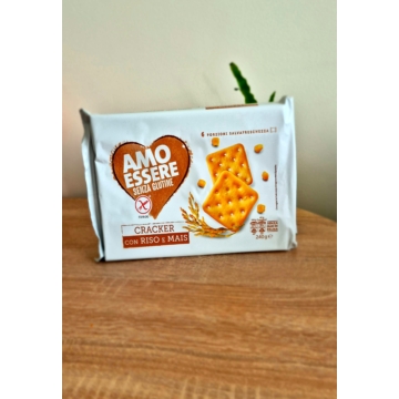 Amo Essere Glutén- és Tej Mentes Kréker  240g
