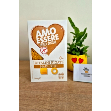 Amo Essere Gluténmentes  Ditalini Rigati leves tészta 500g