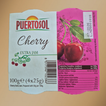 Puertosol extra cseresznye jam  100g 4x25g 