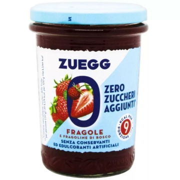 Zuegg Eper Jam Zero 220g