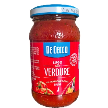 De Cecco Zöldséges szósz 200g