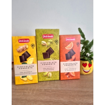 Dolciando citromos gyömbéres étcsokoládé 100g