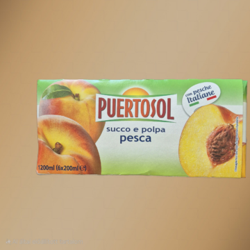 Puertosol őszibarack gyümölcsé 6x200ml