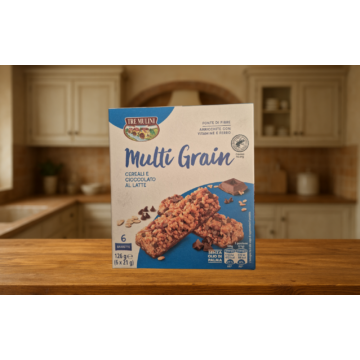Tre Mulini Multi Tejcsokoládés gabonaszelet 126g (6x21g)