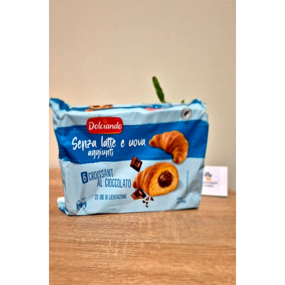 Dolciando Tej és Tojás mentes csokis croissant 288g (6x48g)