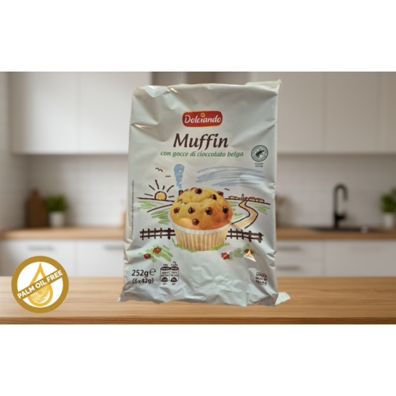 Dolciando Belga csokis Muffin 252g(6x42g)