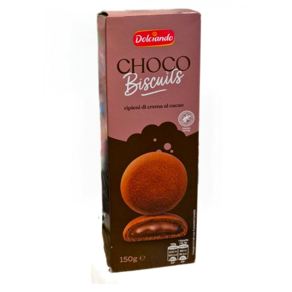 Dolciando csokoládéval töltött keksz 150g