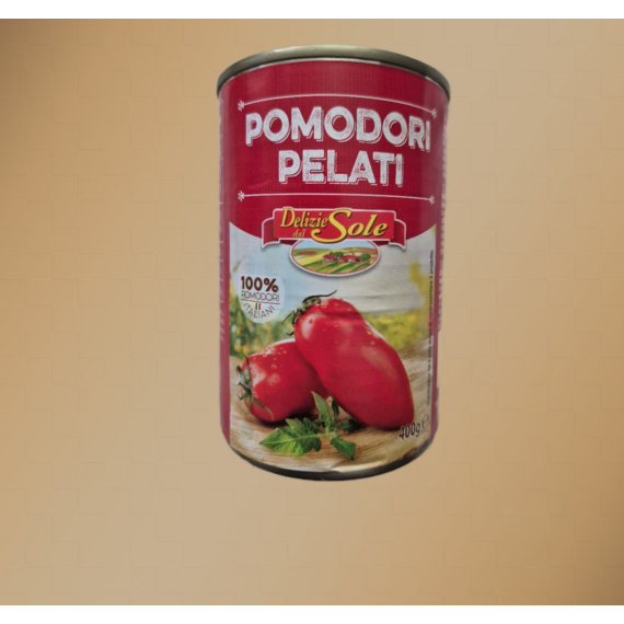 Hámozott paradicsom, paradicsom lében 400g