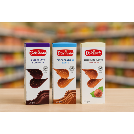 Dolciando Étcsokoládés szirom 125g