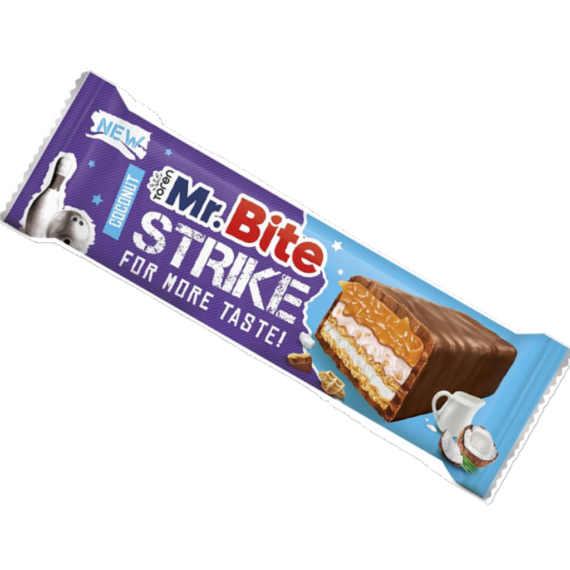 Mr. Bite STRIKE kókuszos csokiszelet 38g