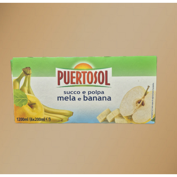 Puertosol alma és banán gyümölcslé 6x200ml